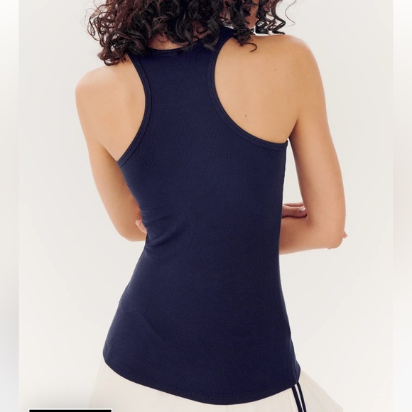 NWT Splits59  ASHBY RIB TANK. Color: Indigo (Navy). Size: Medium. - Picture 2 of 4